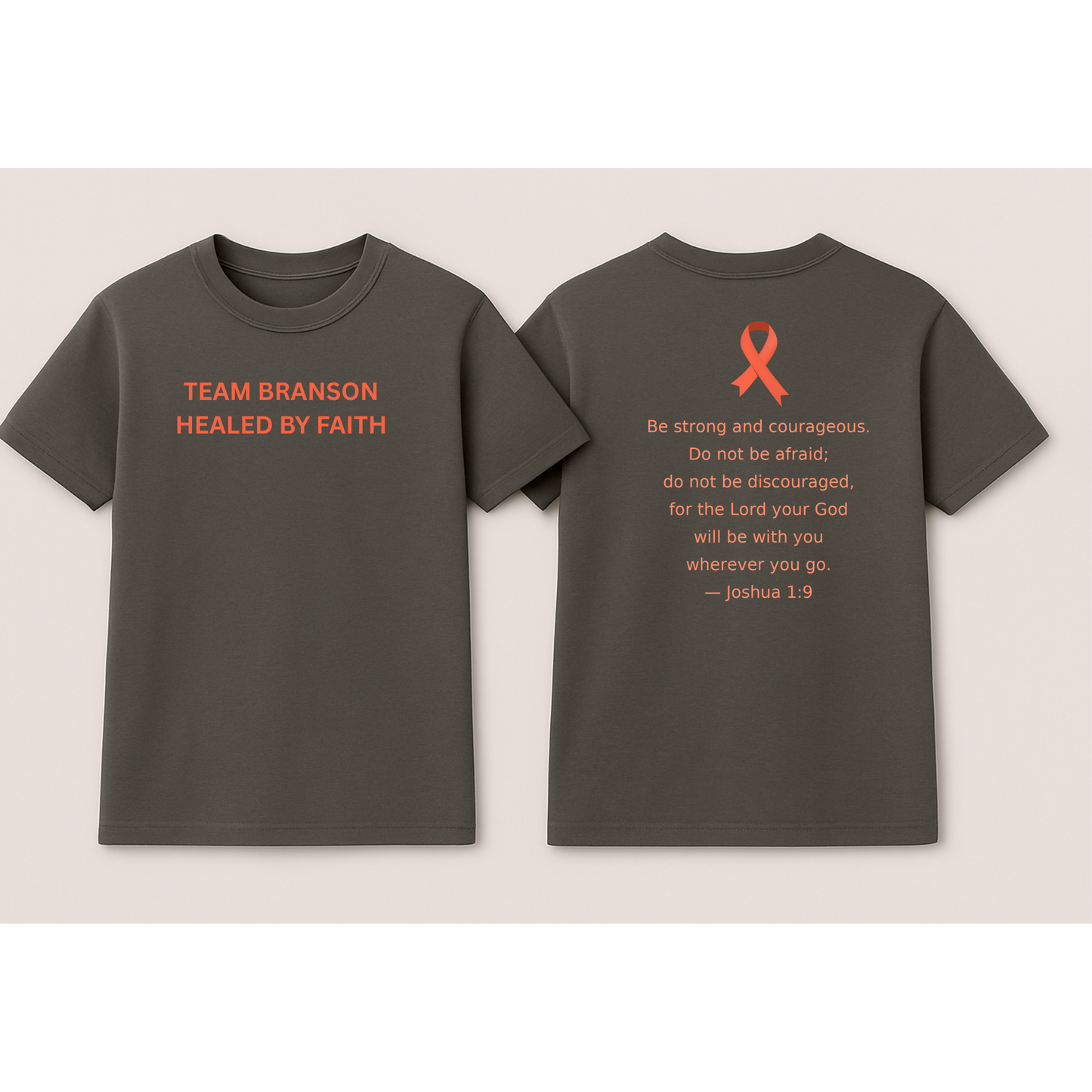 Healed By Faith- printed-   Comfort Color Tee