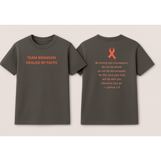 Healed By Faith- printed-   Comfort Color Tee